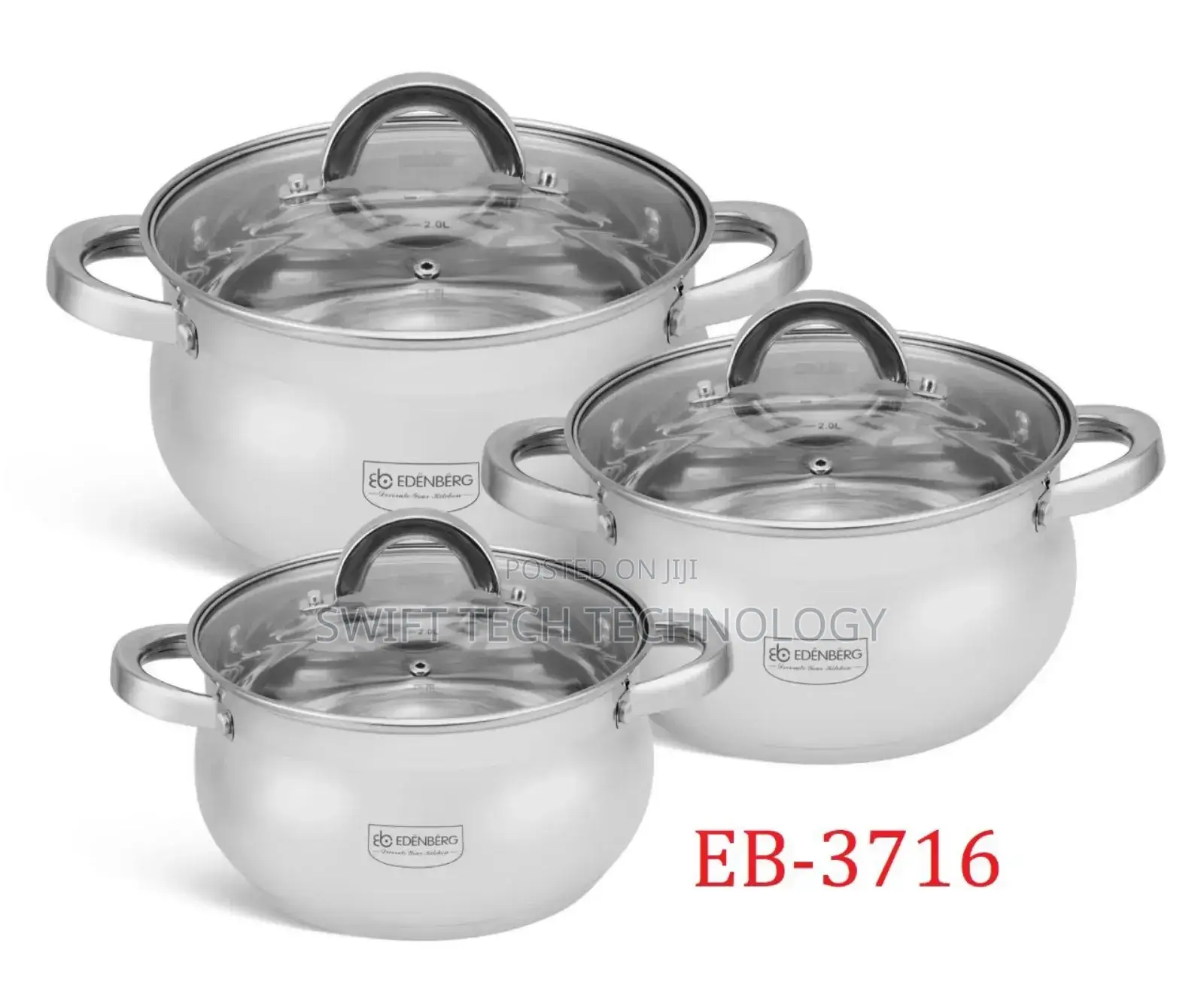 6pcs Edenberg Cookware