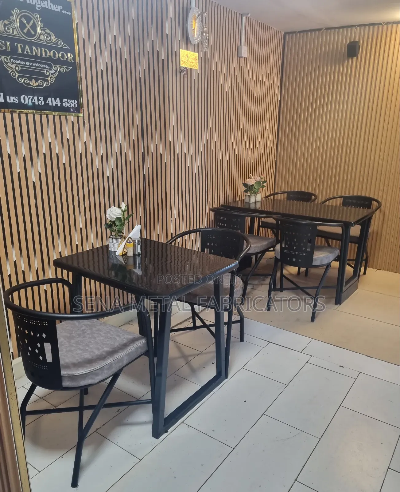 Enhance Your Restaurant With Our Laser-Cut Chairs.