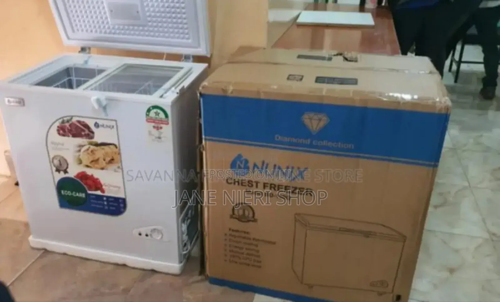 Nunix 100l Chest Freezer Brand New