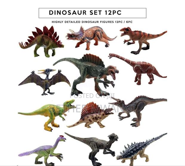 12 Pc Dinosaur Set in Kenya - main view