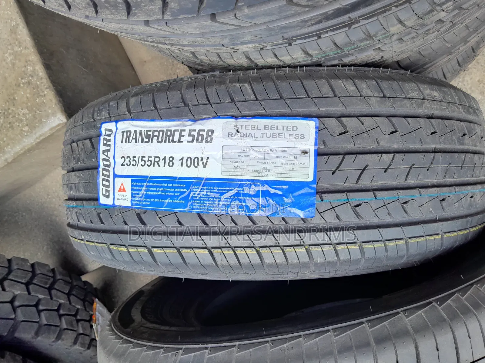 235/55r18 Transforce Tyres Brand New