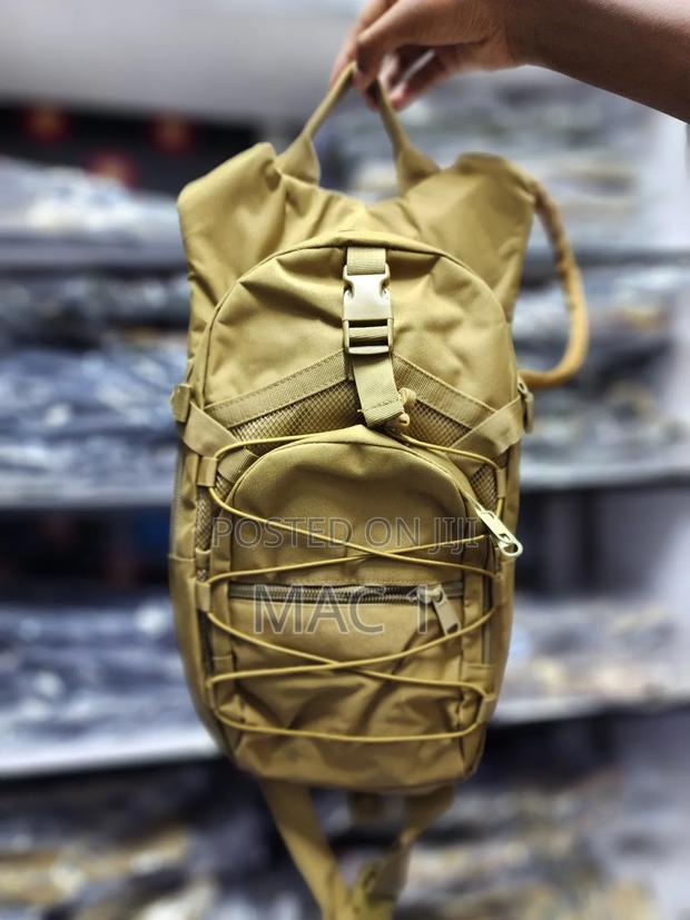 Brown Tactical Hydration Bags With Water Bottle - main view