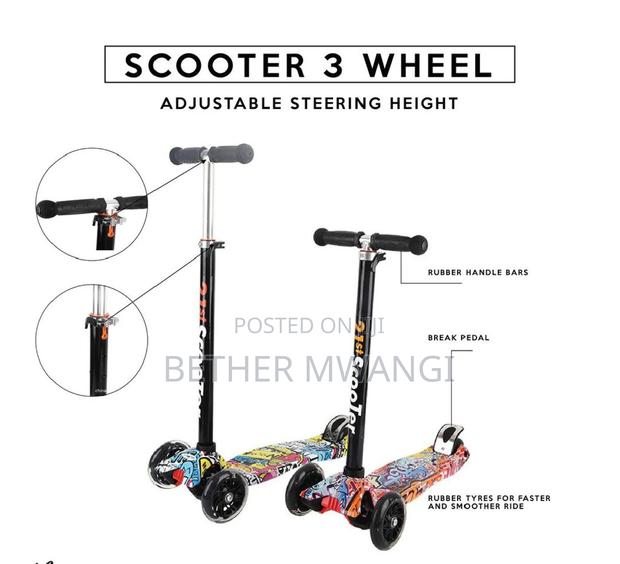 Three Wheel Kids Scooter in Kenya - main view