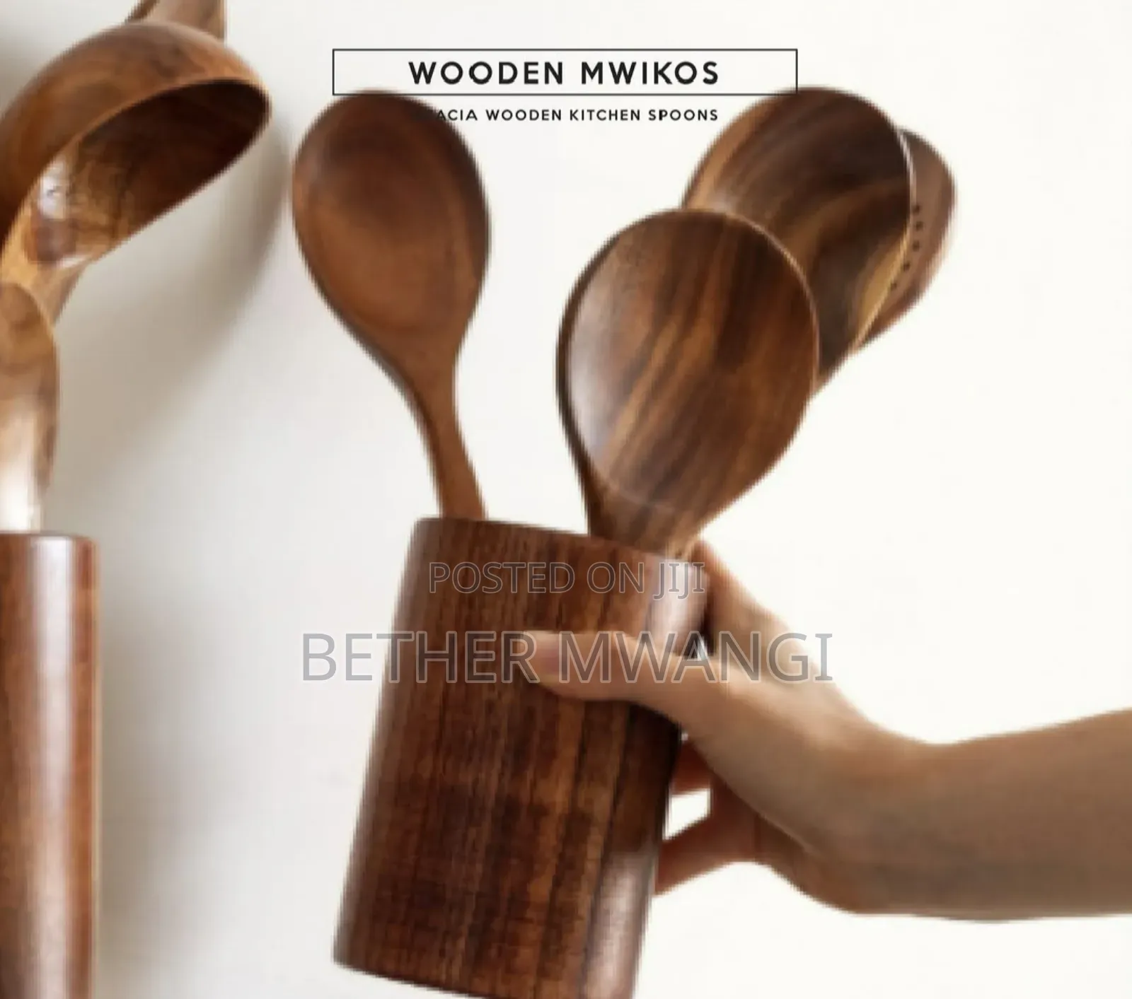 Wooden Cooking Spoon Set in Kenya