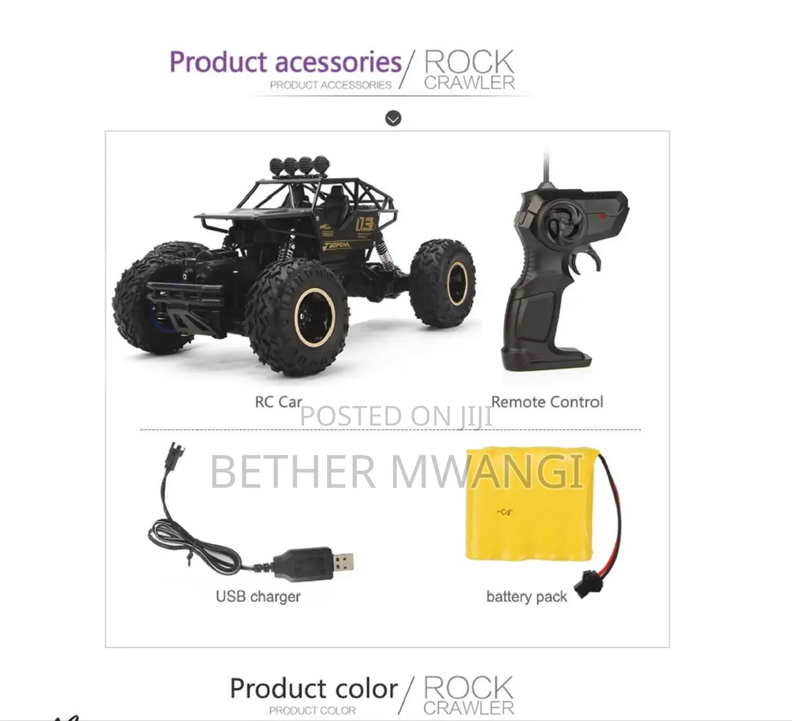 4X4 Rc Off- Road Rock Crawler in Kenya