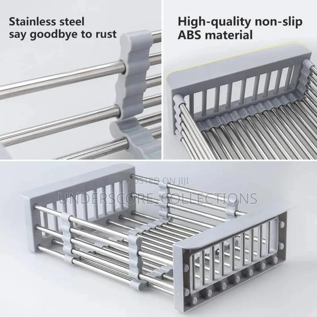 *Telescopic Sink Drain Rack .