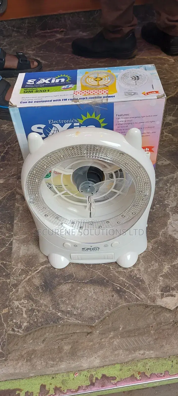 Multifunction Rechargeable Fan With Fm Radio ,Mp3