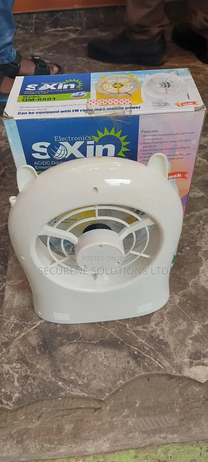 Multifunction Rechargeable Fan With Fm Radio ,Mp3