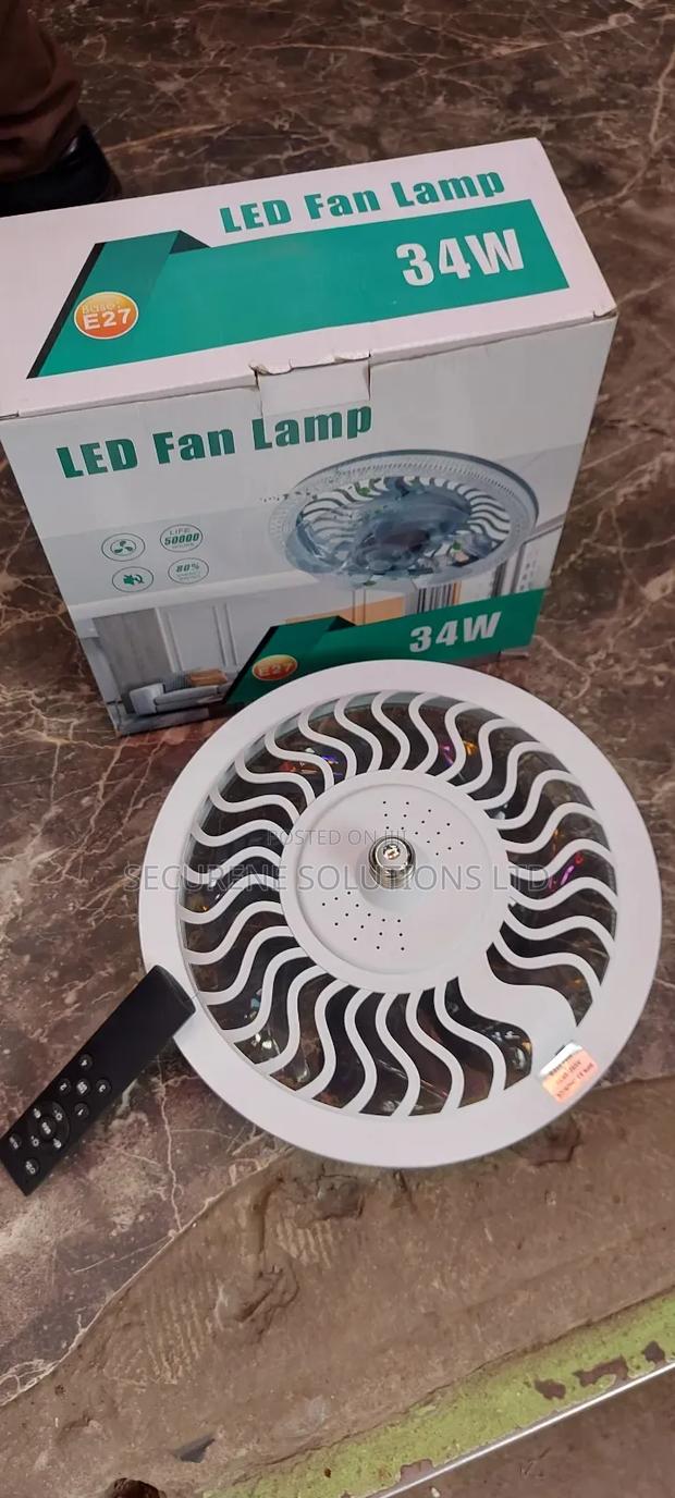 Kd-CLF-34w Led Ceiling Light With Fan Both Daylight and Warm - thumbnail 3