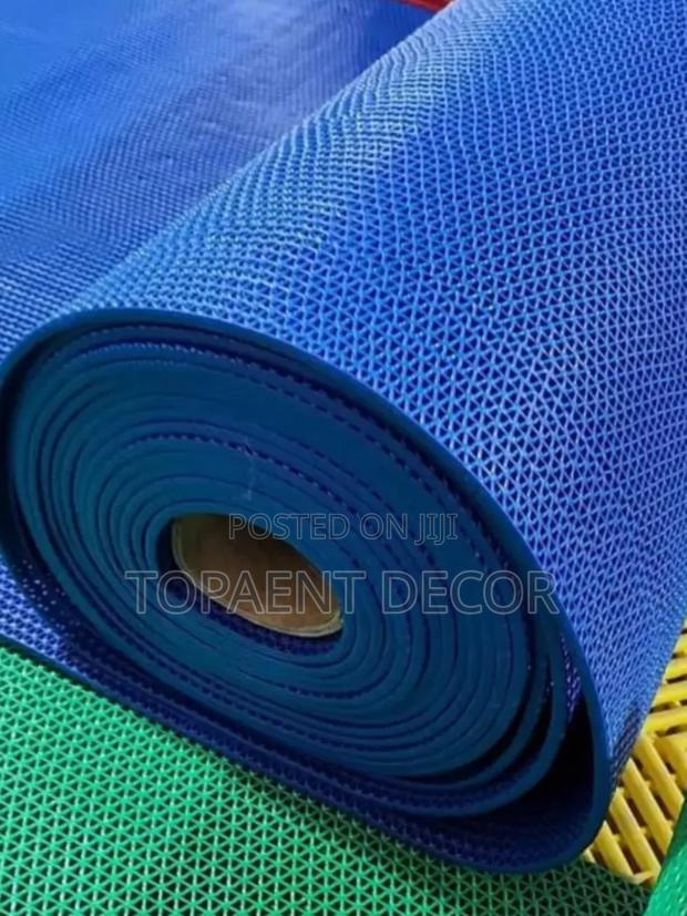 Nevy Blue Perforated PVC ANTISLIP MATS - main view