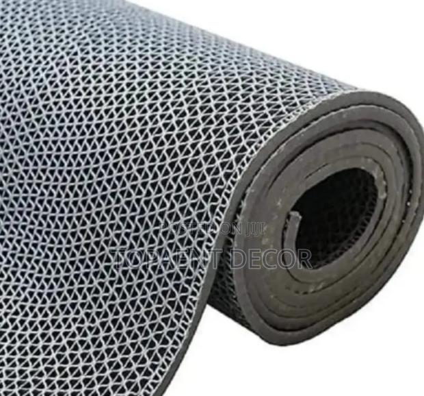 Perforated Grey All Weather PVC ANTISLIP MATS - main view