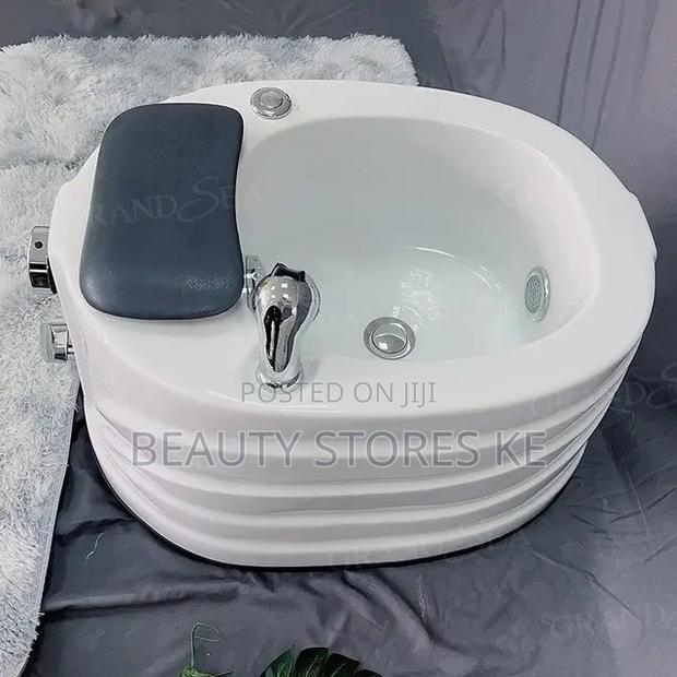 Manicure Pedicure Footbath Fibre Basins With Lights