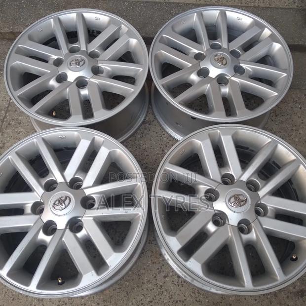 Size 17 Inches Hilux Double Cap Alloy Rims Set