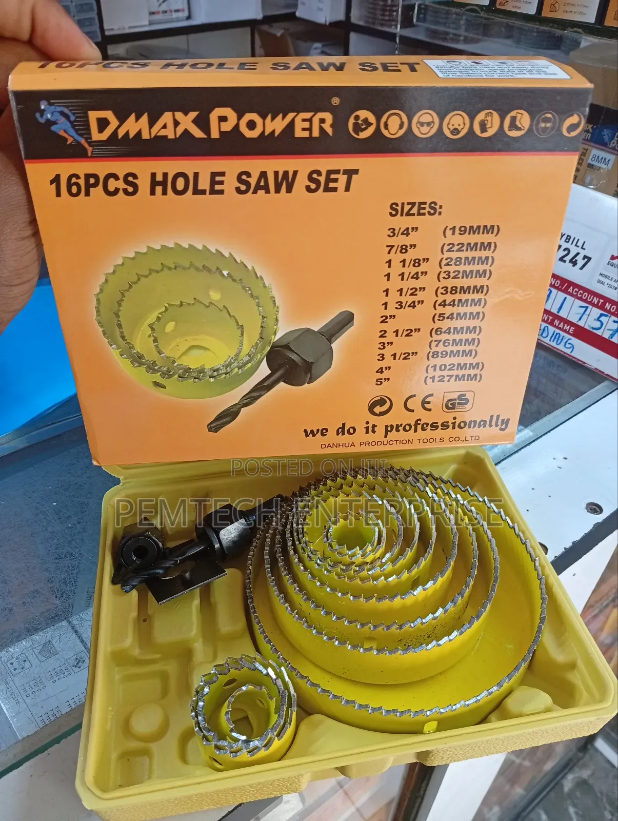16pcs Hole Saw Set