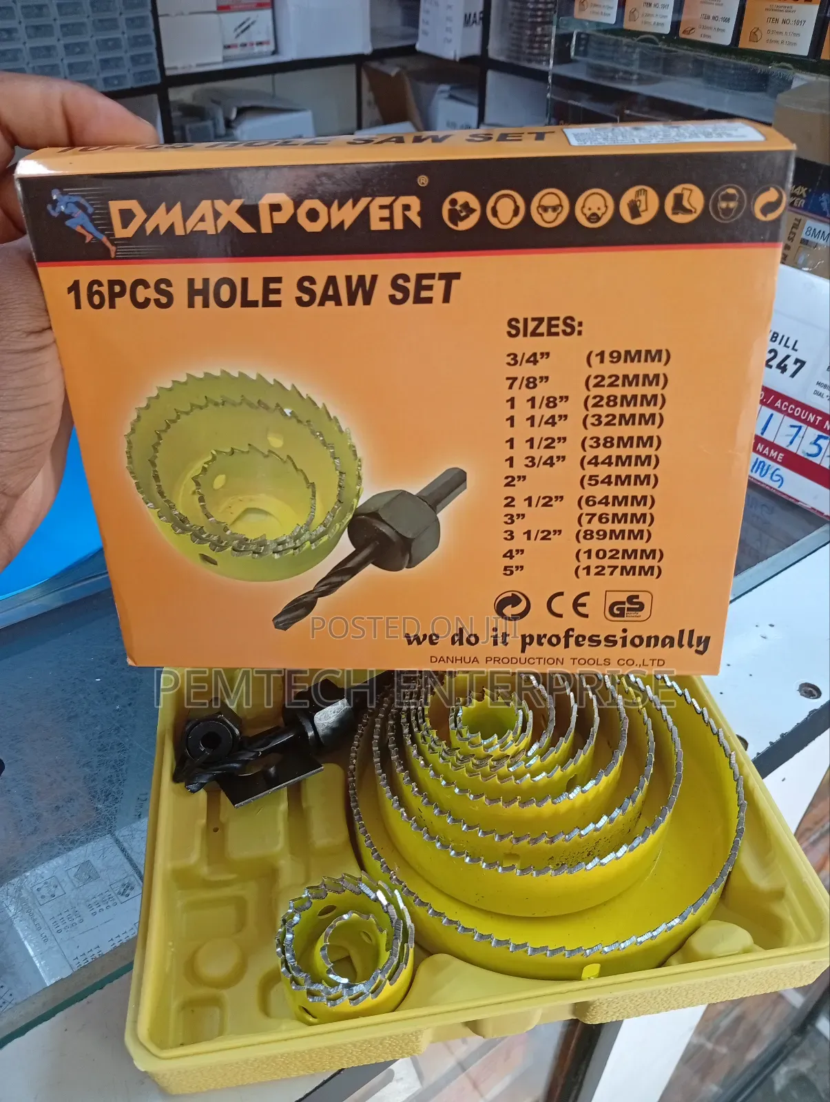 16pcs Hole Saw Set