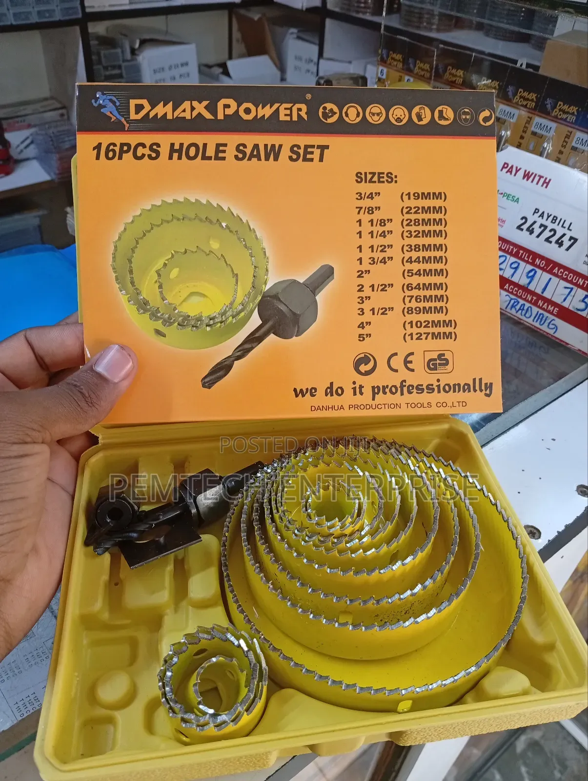 16pcs Hole Saw Set