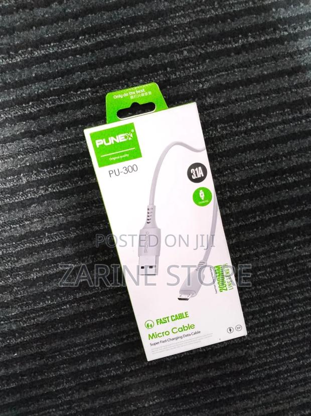 Punex Micro USB Cable 2 Metres Long Fast Charging - main view