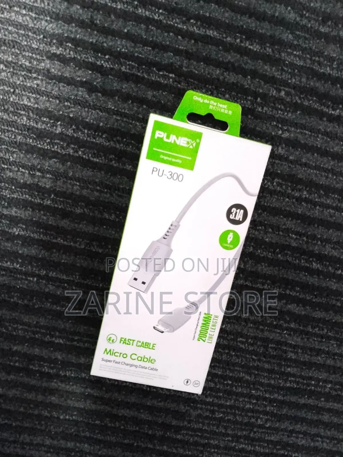 Punex Micro USB Cable 2 Metres Long Fast Charging