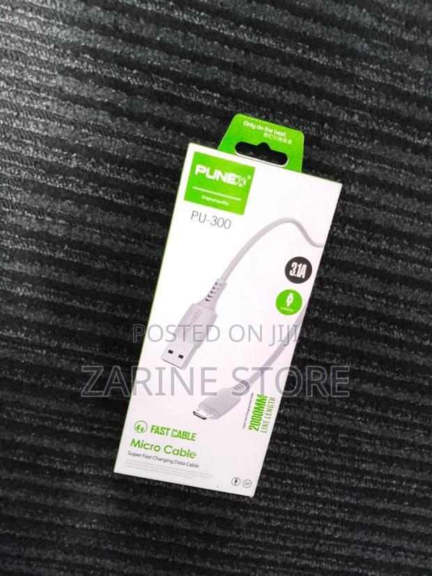Punex Micro USB Cable 2 Metres Long Fast Charging - thumbnail 3