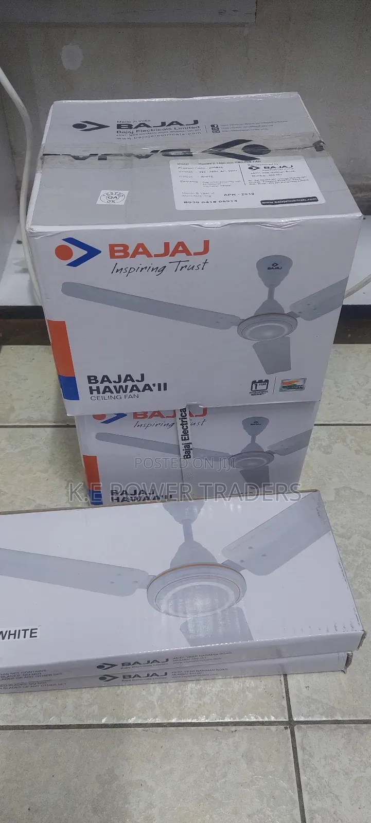 56 Inch Electric Bajaj Ceiling Fan