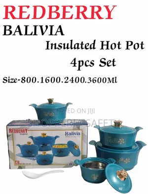 Insulated Hotpots- Bolivia 4 Set