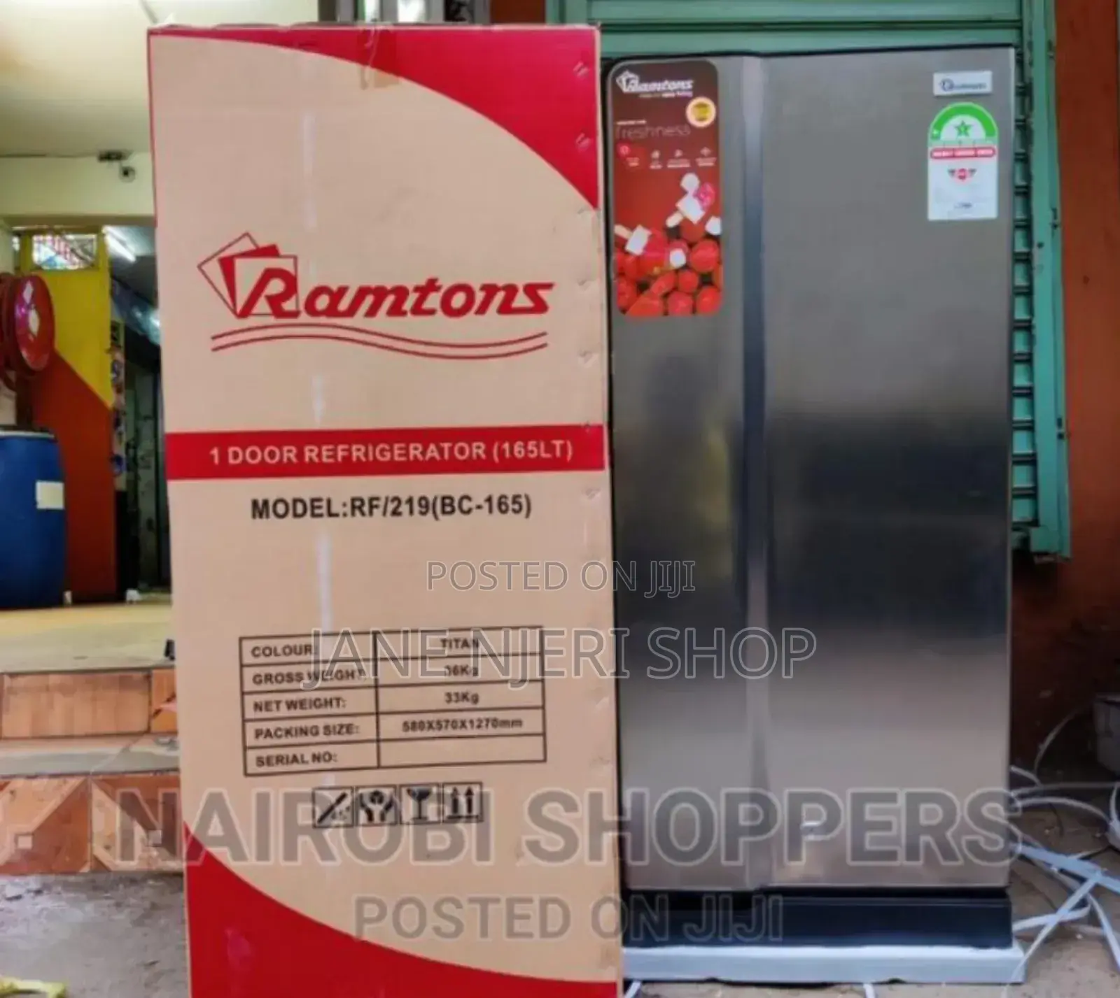 Brand New 165l Fridge