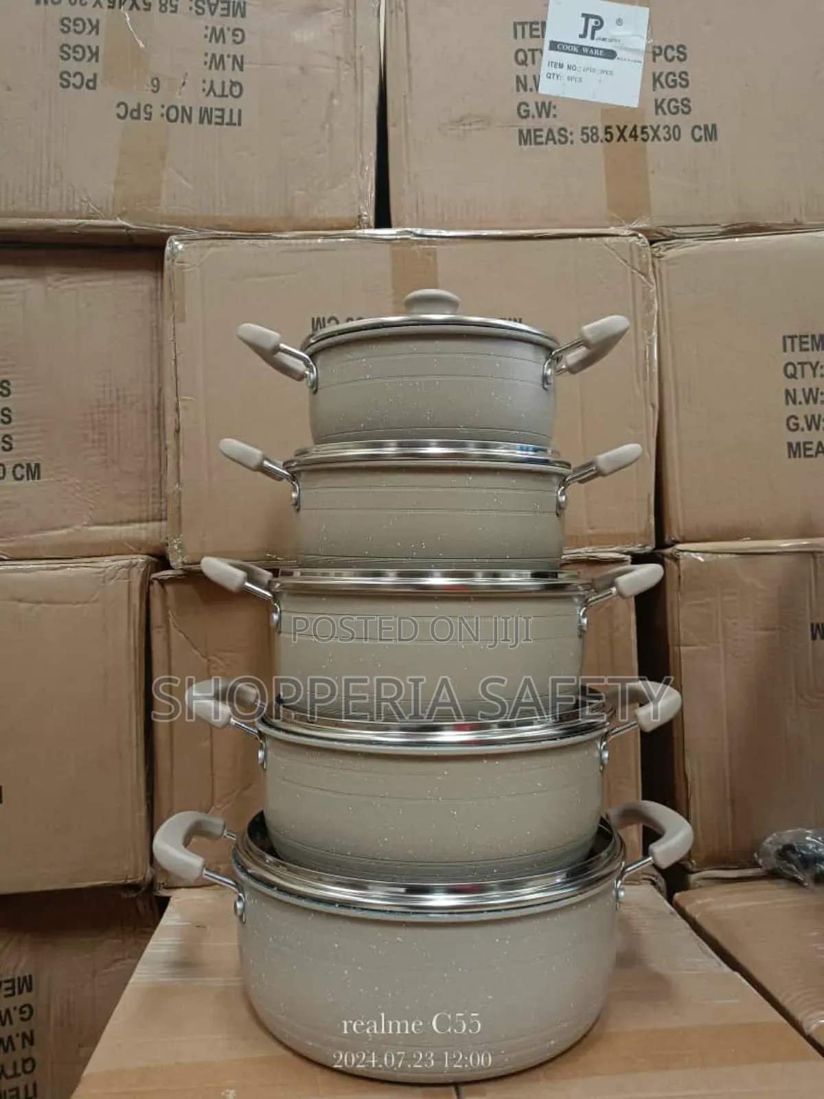 New Model 10 Pieces Jp Non Stick Cookware Set