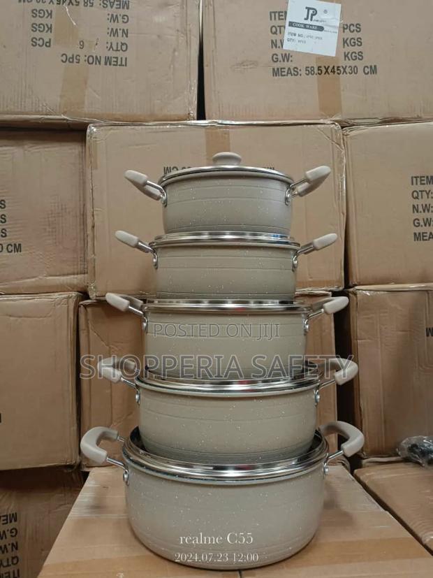 New Model 10 Pieces Jp Non Stick Cookware Set