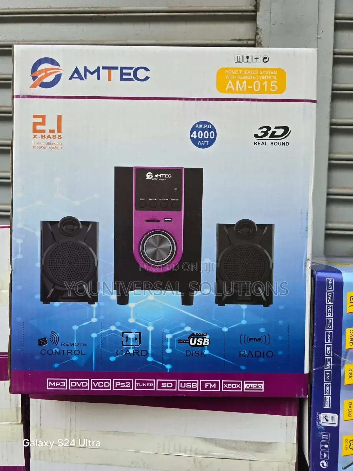 2.1ch Amtec Home Theater System With Remote Control Woofer