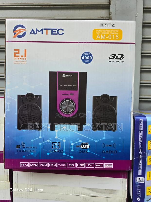 2.1ch Amtec Home Theater System With Remote Control Woofer - main view
