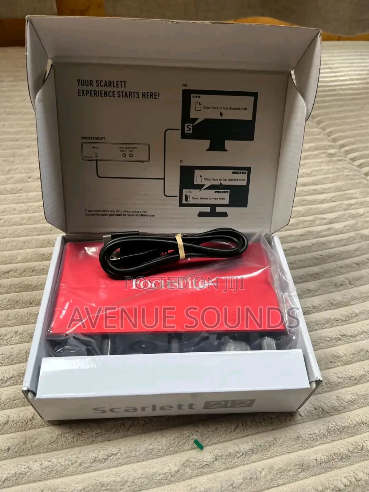 Focusrite 2i2 3rd Generation Soundcard Audio Interface