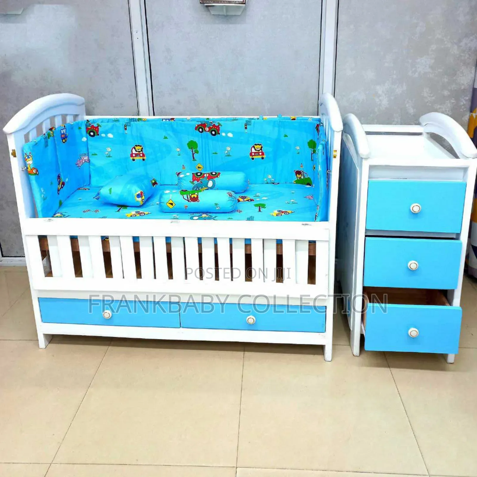 Full Set Baby Toddler Bed Cot