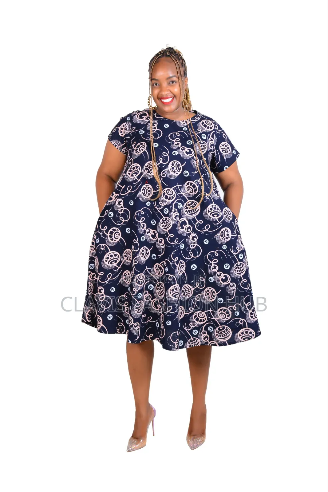 Ready Made - Maridadi Flare Kitenge Free Dress