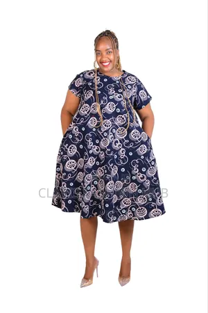 Ready Made - Maridadi Flare Kitenge Free Dress