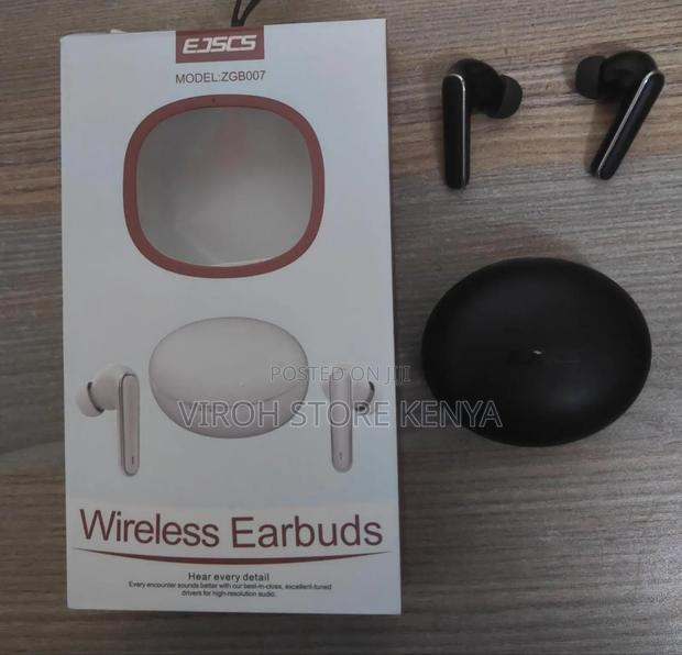 Ejscs 007 True Wireless Earbuds With Rubber BT Airpods - main view