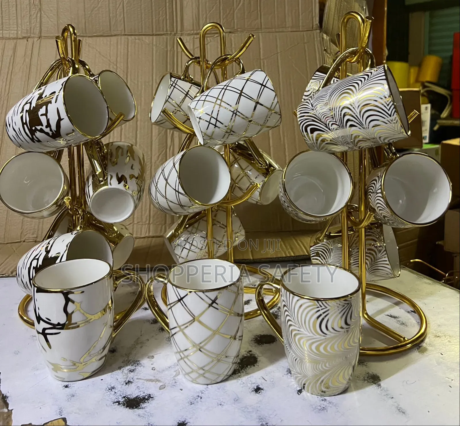 6 PCS Ceramic Cups- 330 Ml