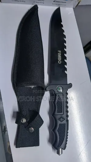 Tactical Knife Fimbo With Compass and Sheath