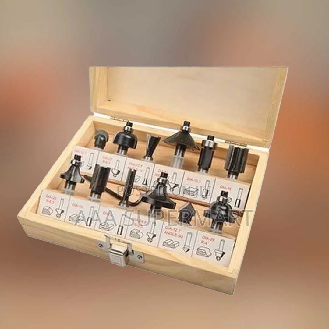 12 PCS Carbide Router Bits Set