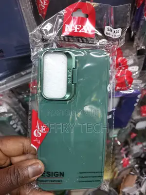 Samsung Galaxy A25 With Camera Protective Frame Stand-Green