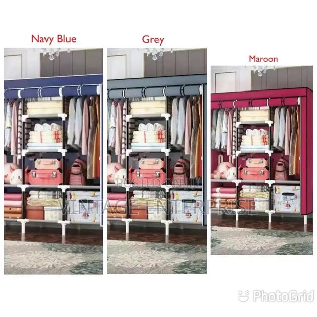 Metallic Wardrobe 3-Column