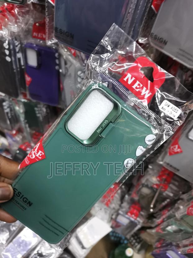 Samsung Galaxy A05S Case With Camera Frame Stand -Green - thumbnail 2