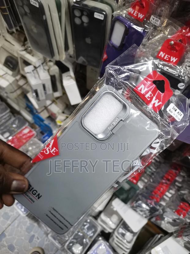 Samsung Galaxy A05 With Camera Protection Frame Case-Gray - thumbnail 3