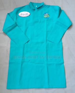 Branded Green Polyester Dustcoats - main view