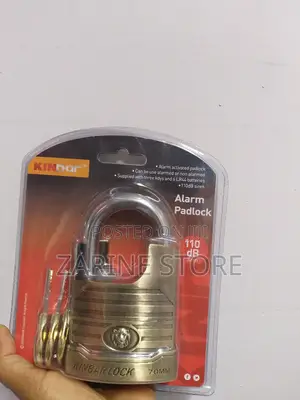 Alarm Non-Alarm 70mm Kinbar Padlock Anti-Rust Hardened Ste