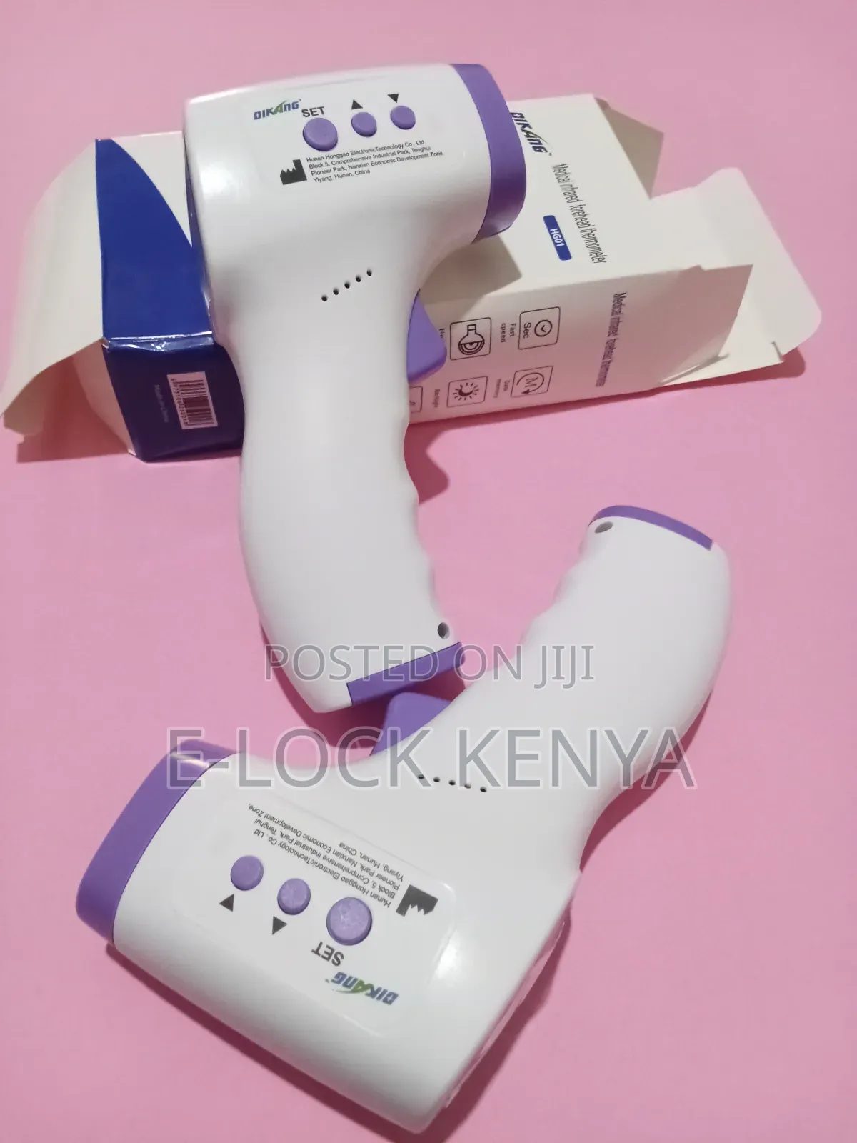 Clinic Forehead Thermometer With High Temperature Alarm