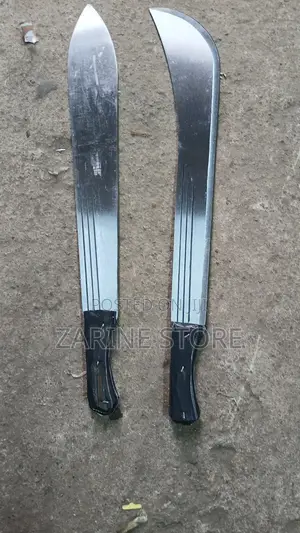 2pcs Machete Panga Sword With Rubber Handle 18" Panga