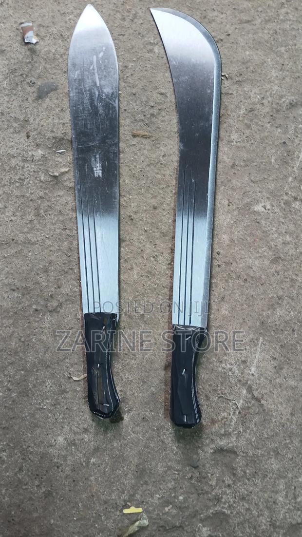 2pcs Machete Panga Sword With Rubber Handle 18" Panga - main view