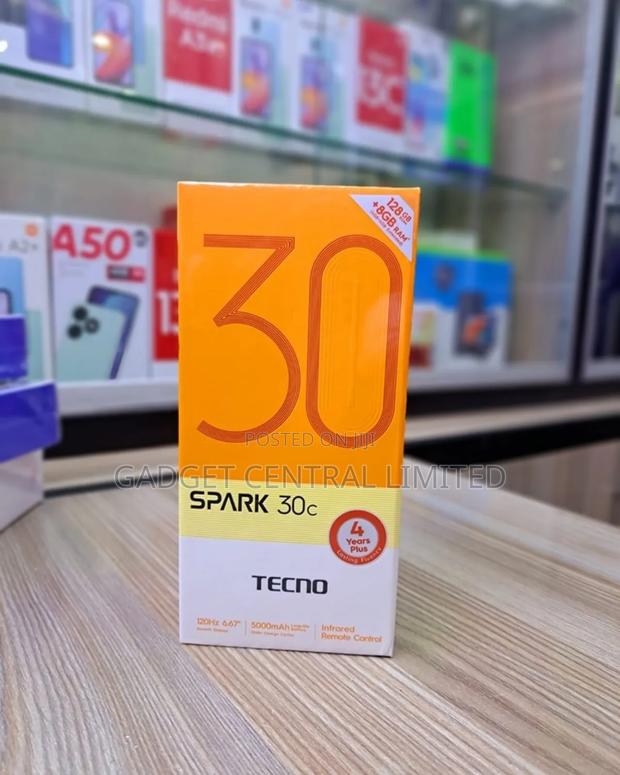 New Tecno Spark 30C 128 GB Black