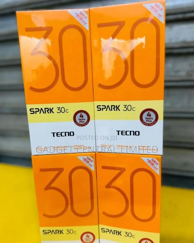 New Tecno Spark 30C 128 GB Black - thumbnail 2