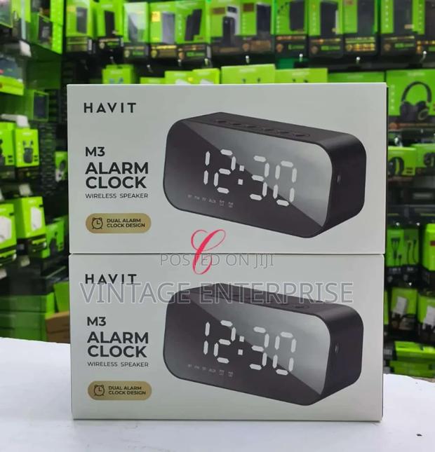 Havit M3 Alarm Clock Wireless Speaker